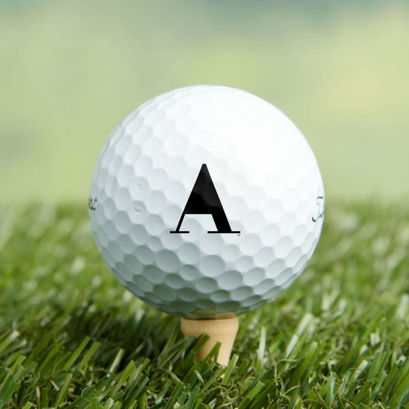Peace symbol golf balls.