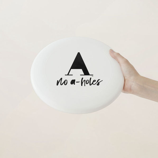 Peace symbol Wham-o frisbee.